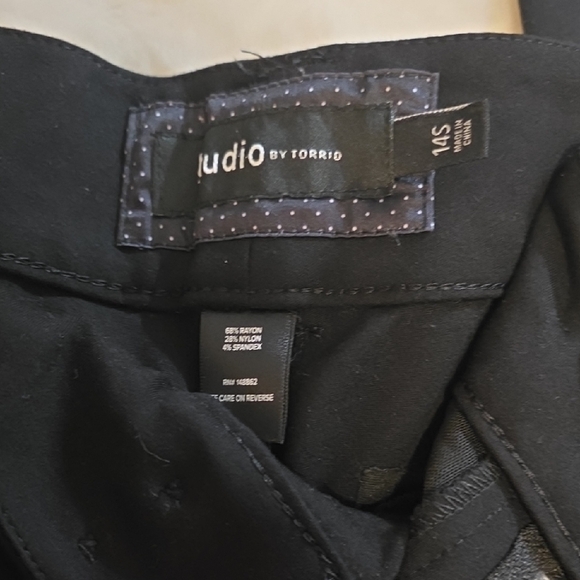 Lot Of 4 Limited Cassidy Black Boot Cut Pants Sz 14 Short. - Picture 6 of 14